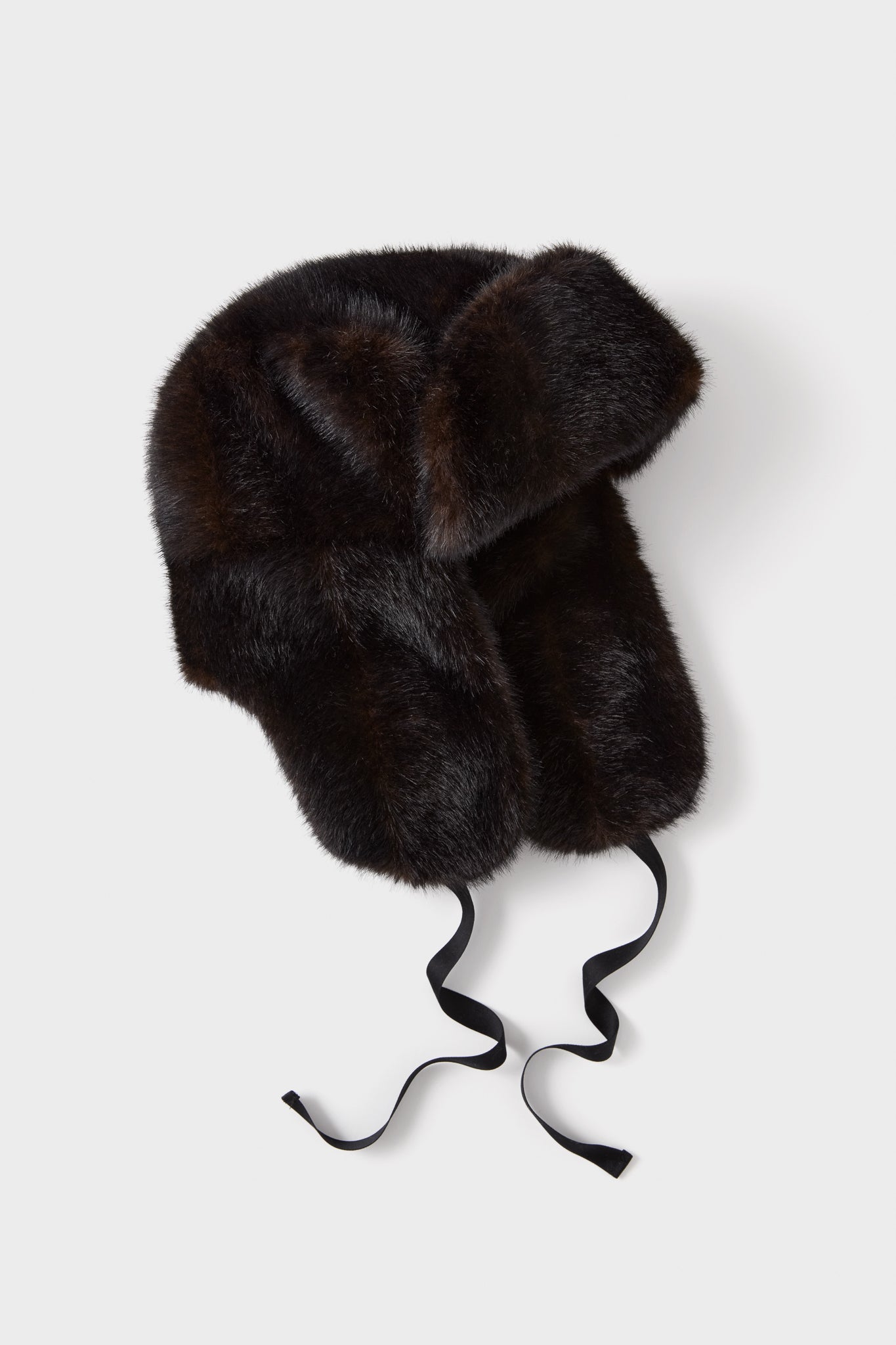 Brown Fur Flap Hat
