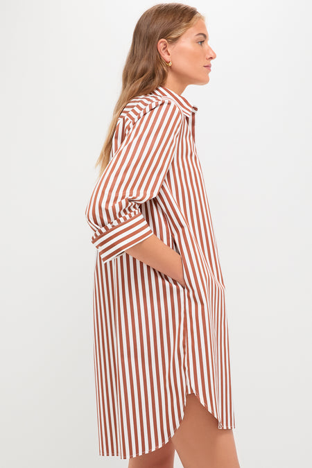 Ivory and Cognac Morning After Dress