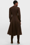 Cinnamon Avara Twill Wool Maxi Dress