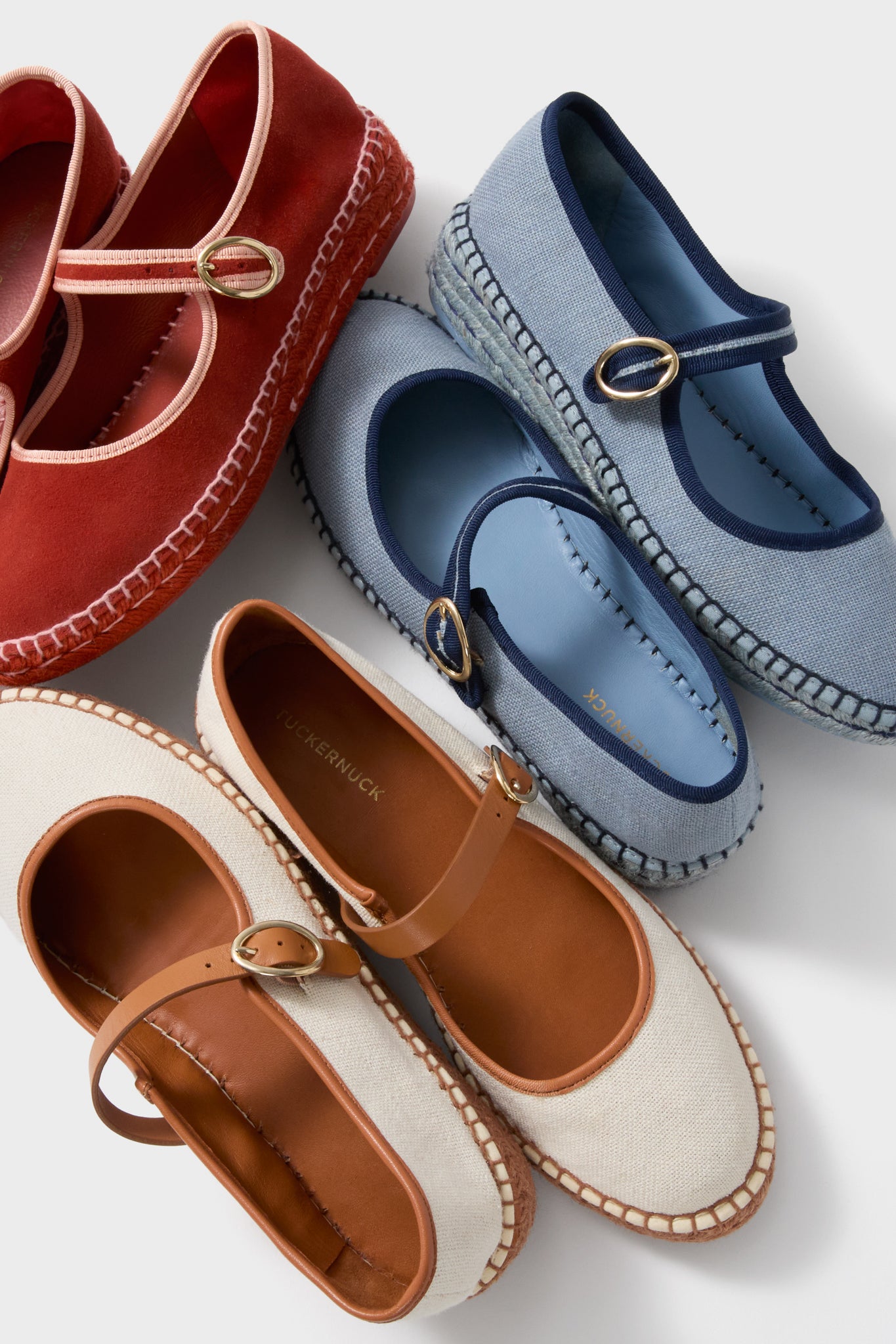 Blue Chambray Jamie Espadrille Flats