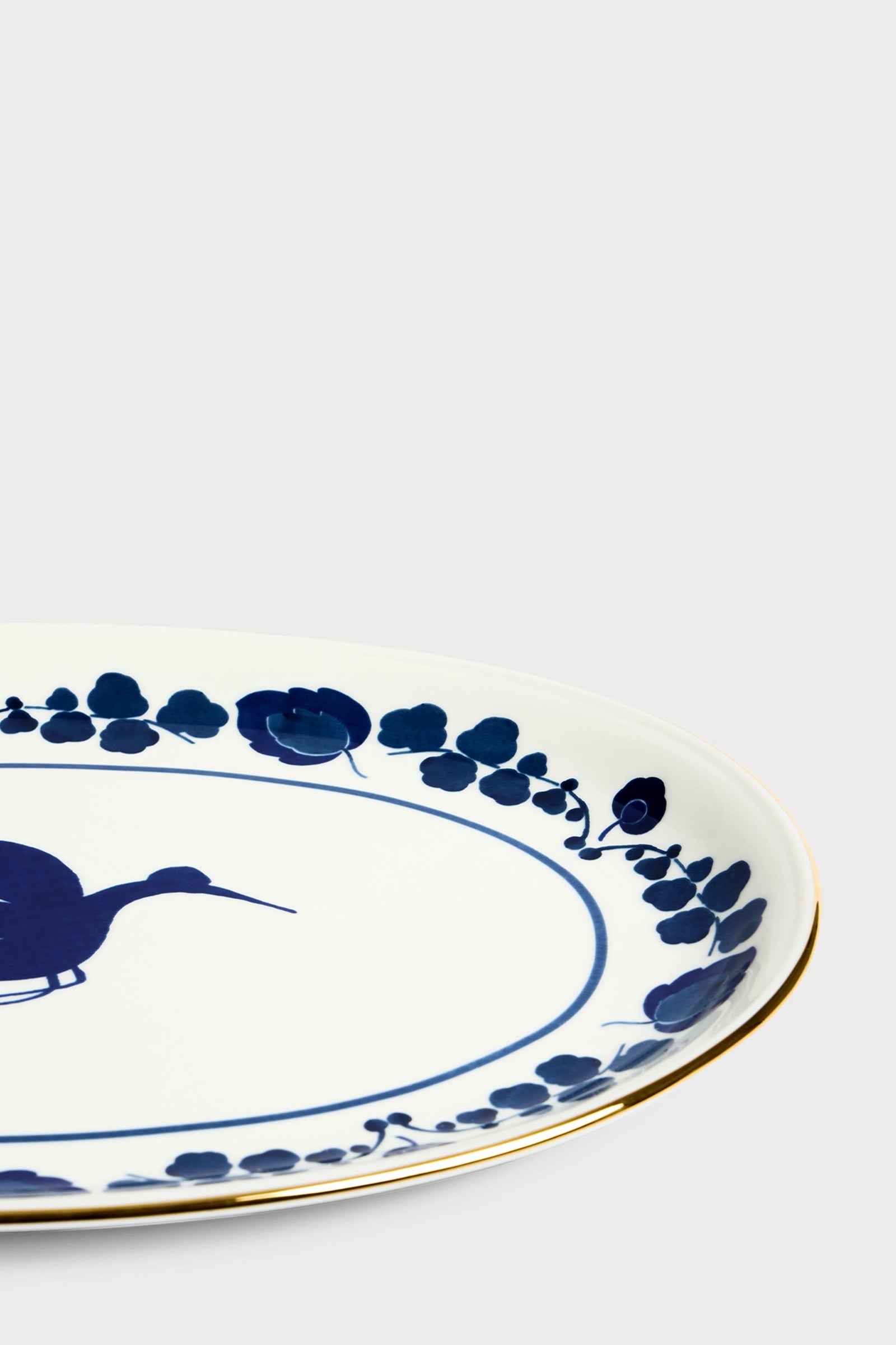 Wildbird Blu Oval Platter