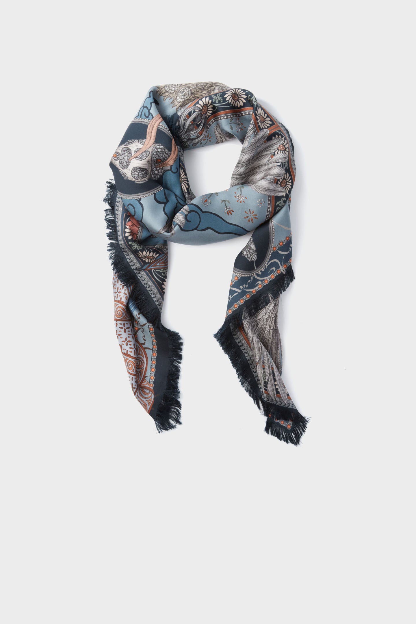 The Storm Steel Song Deer Large 135 cm Scarf
