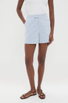 Light Blue Seersucker Ruth Short