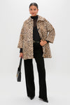 Vintage Leopard Car Coat