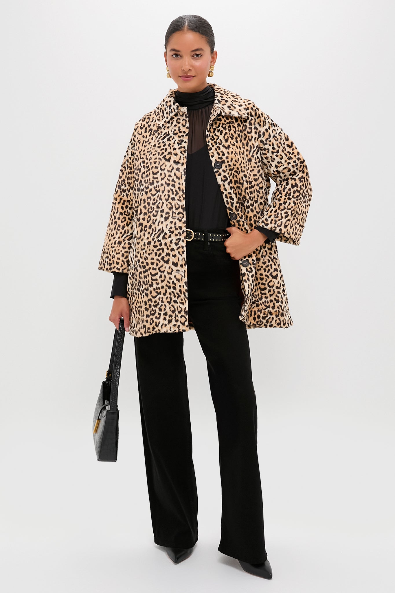 Vintage Leopard Car Coat