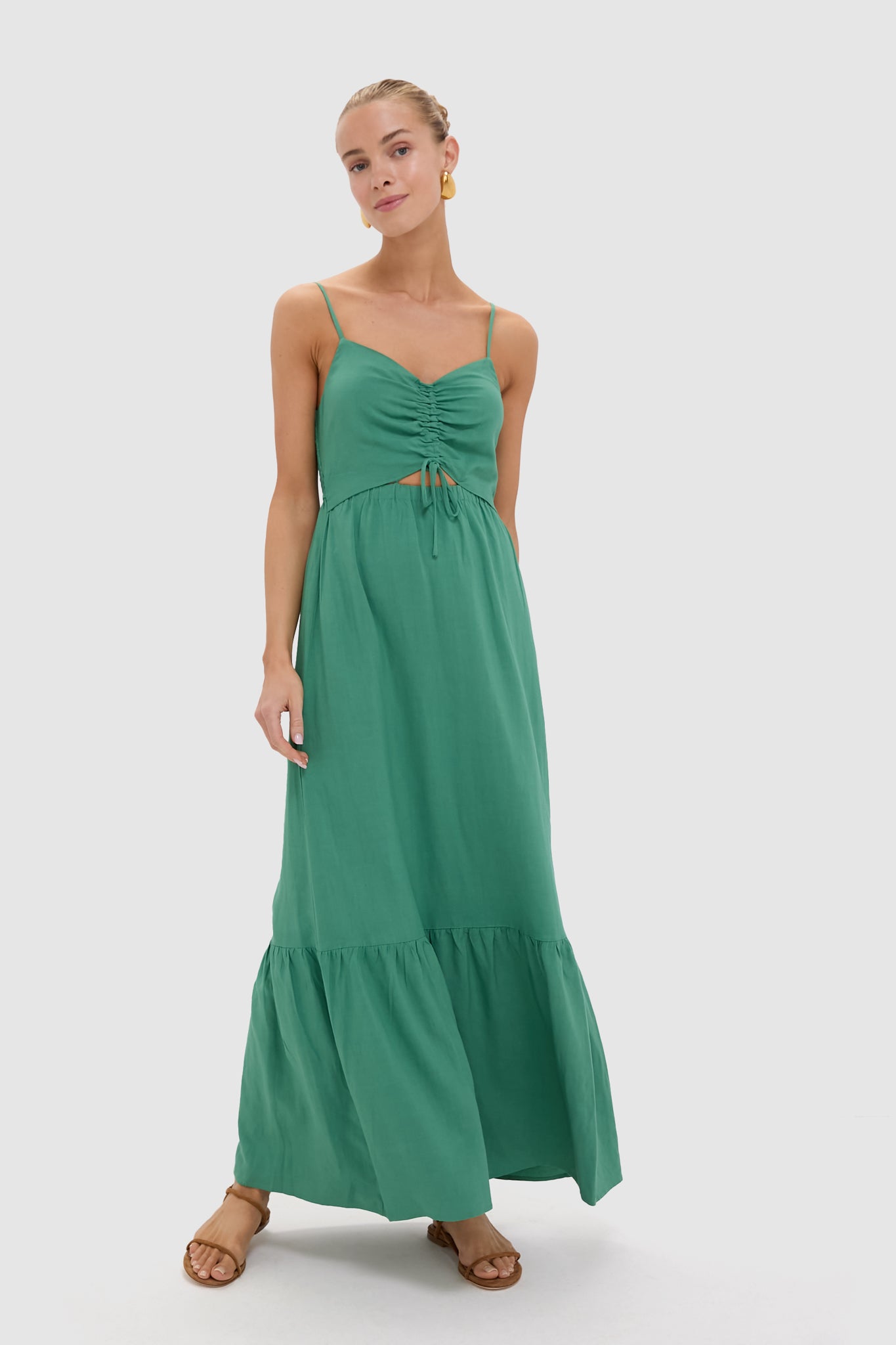 Botanical Green Winslet Maxi Dress | Z SUPPLY