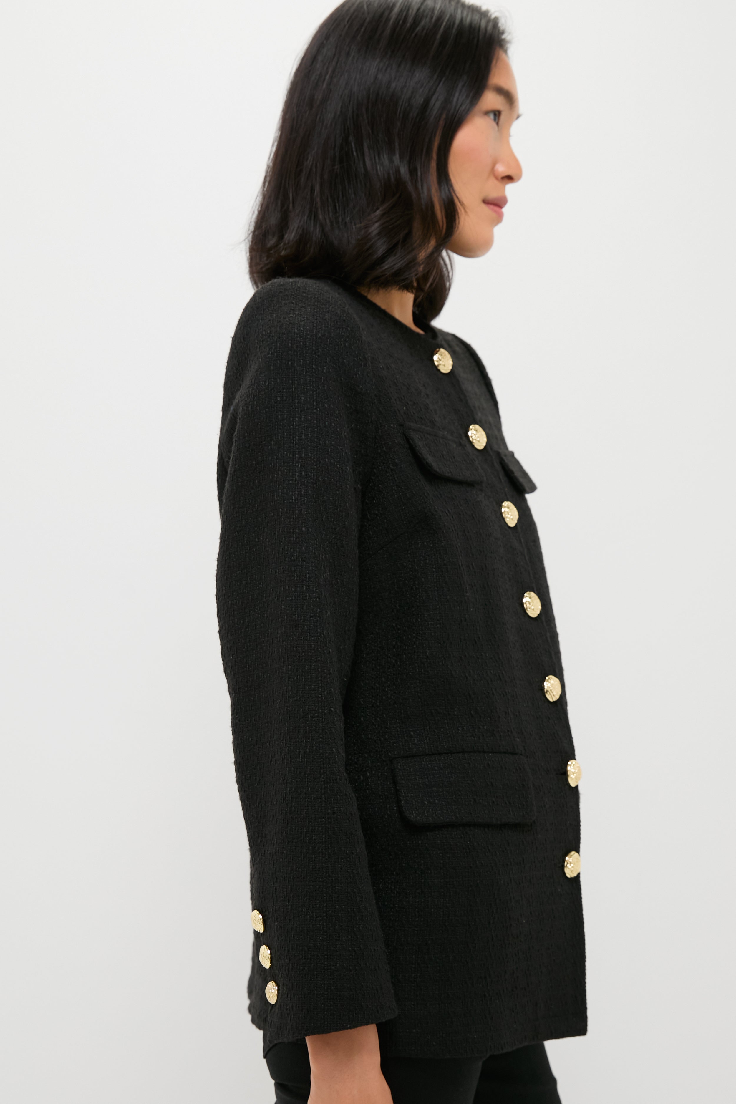 Black Tweed Jennings Jacket | Pomander Place