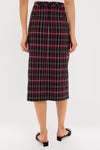 Baroque Tartan Gwyneth Midi Skirt