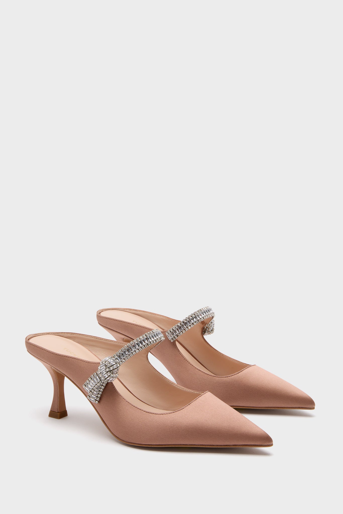 Fawn Satin Mae Heels