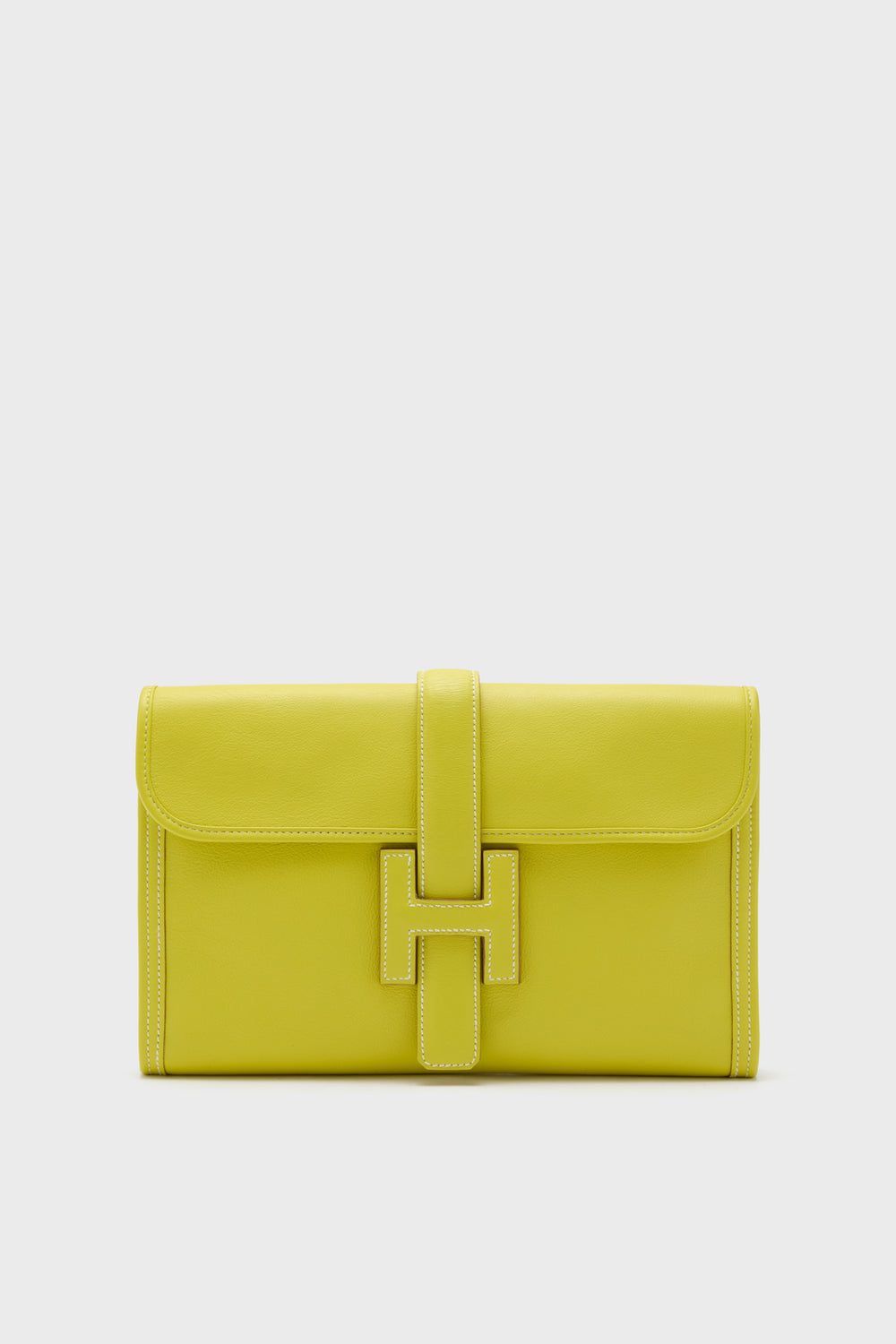 HERMES Yellow Business Bag Clutch