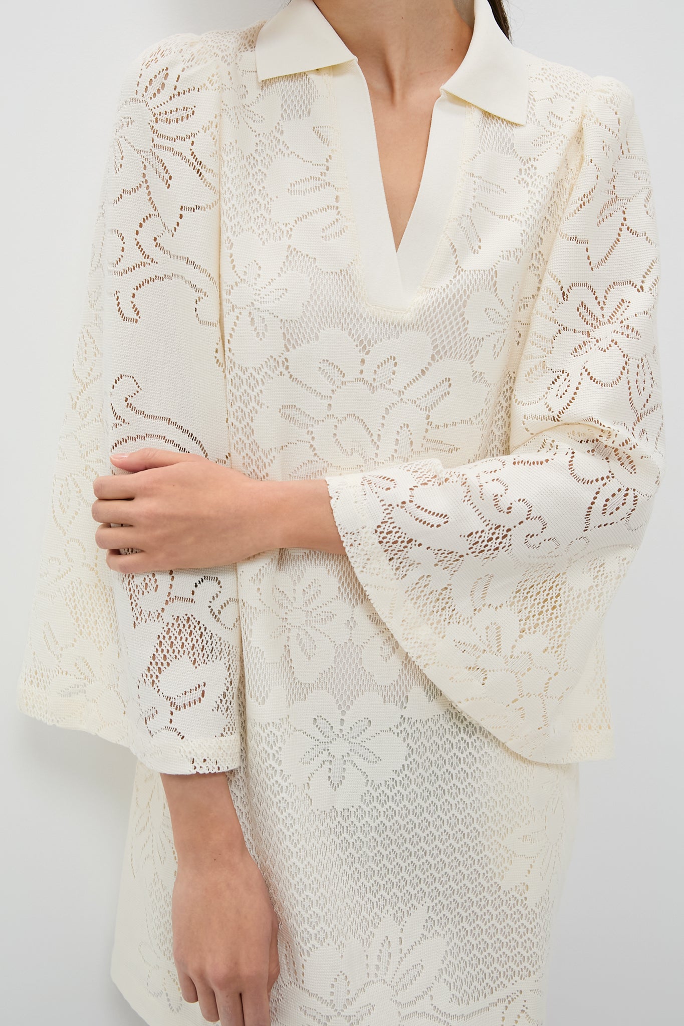 Ivory Lace Courtney Dress