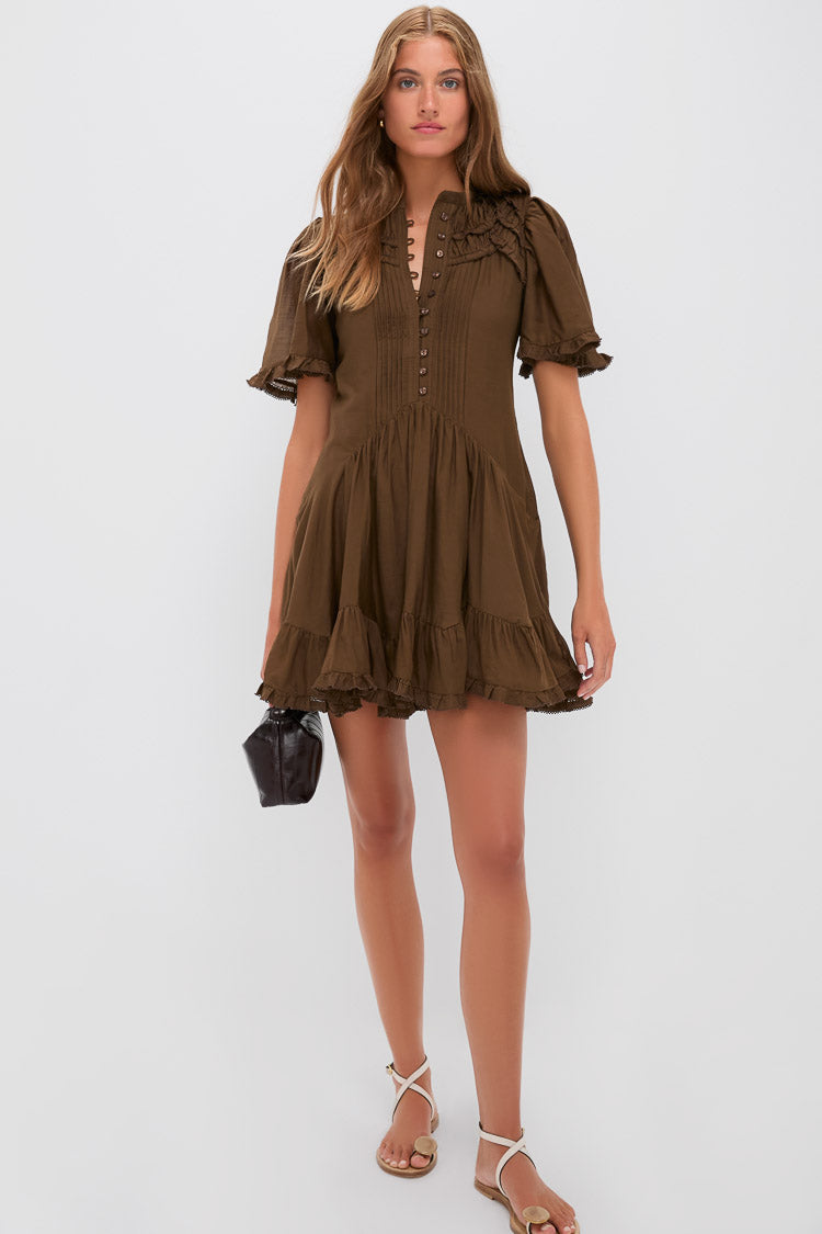 Dark Khaki Celyana Dress