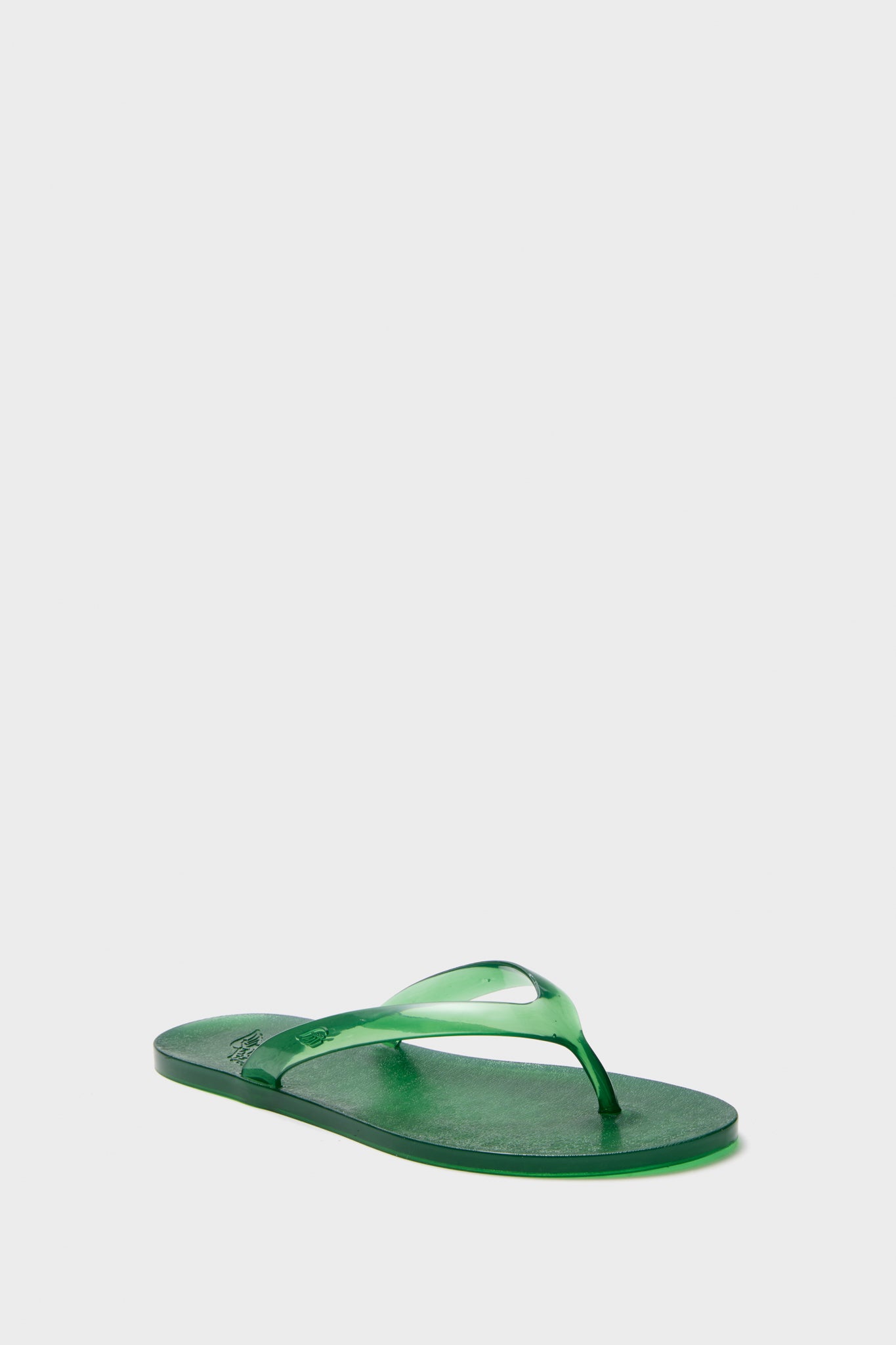 Green Jelly Flip Flops