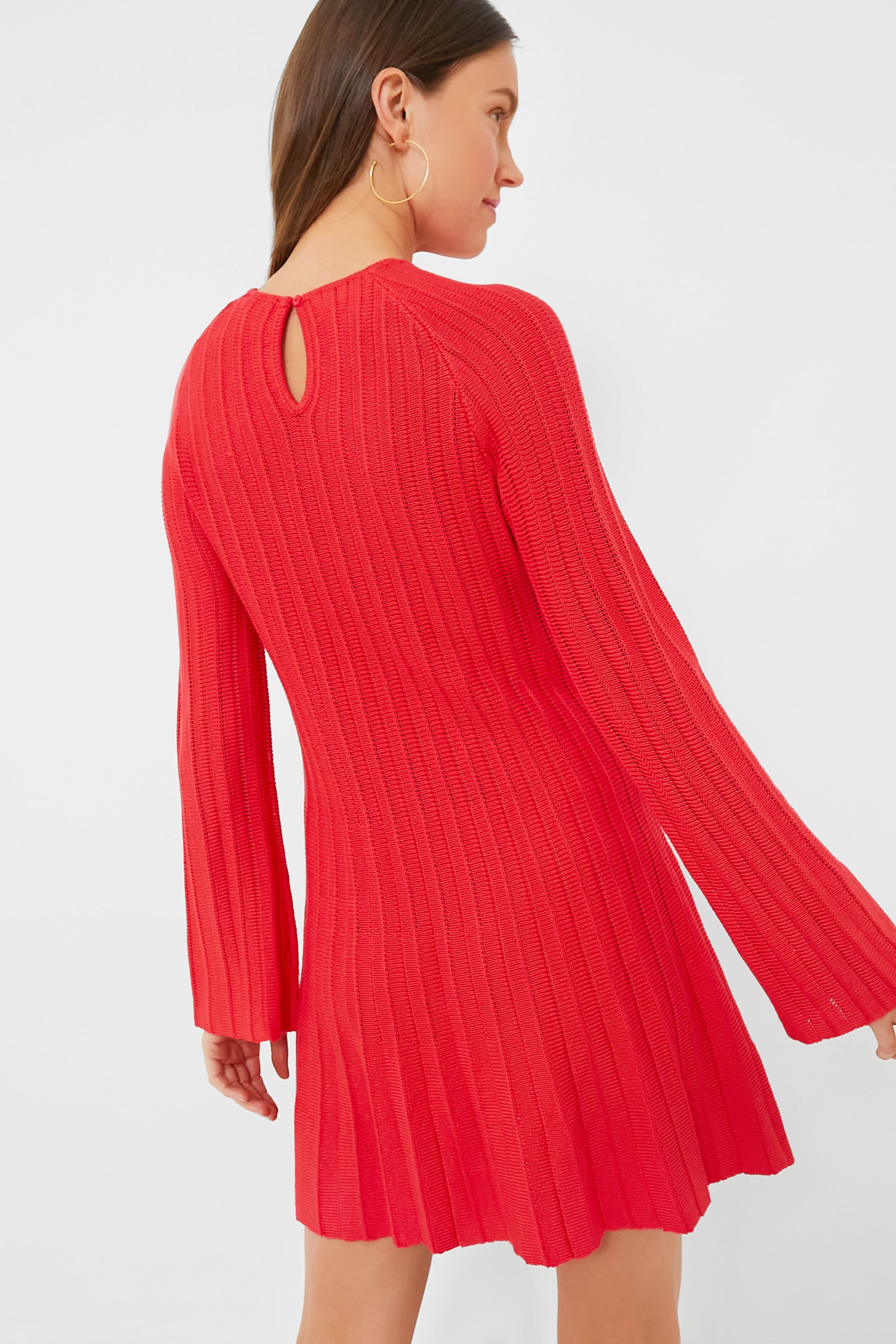 Red Adi Knit Dress