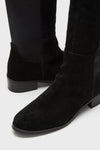 Exclusive Black Suede Waterproof Velma Boots