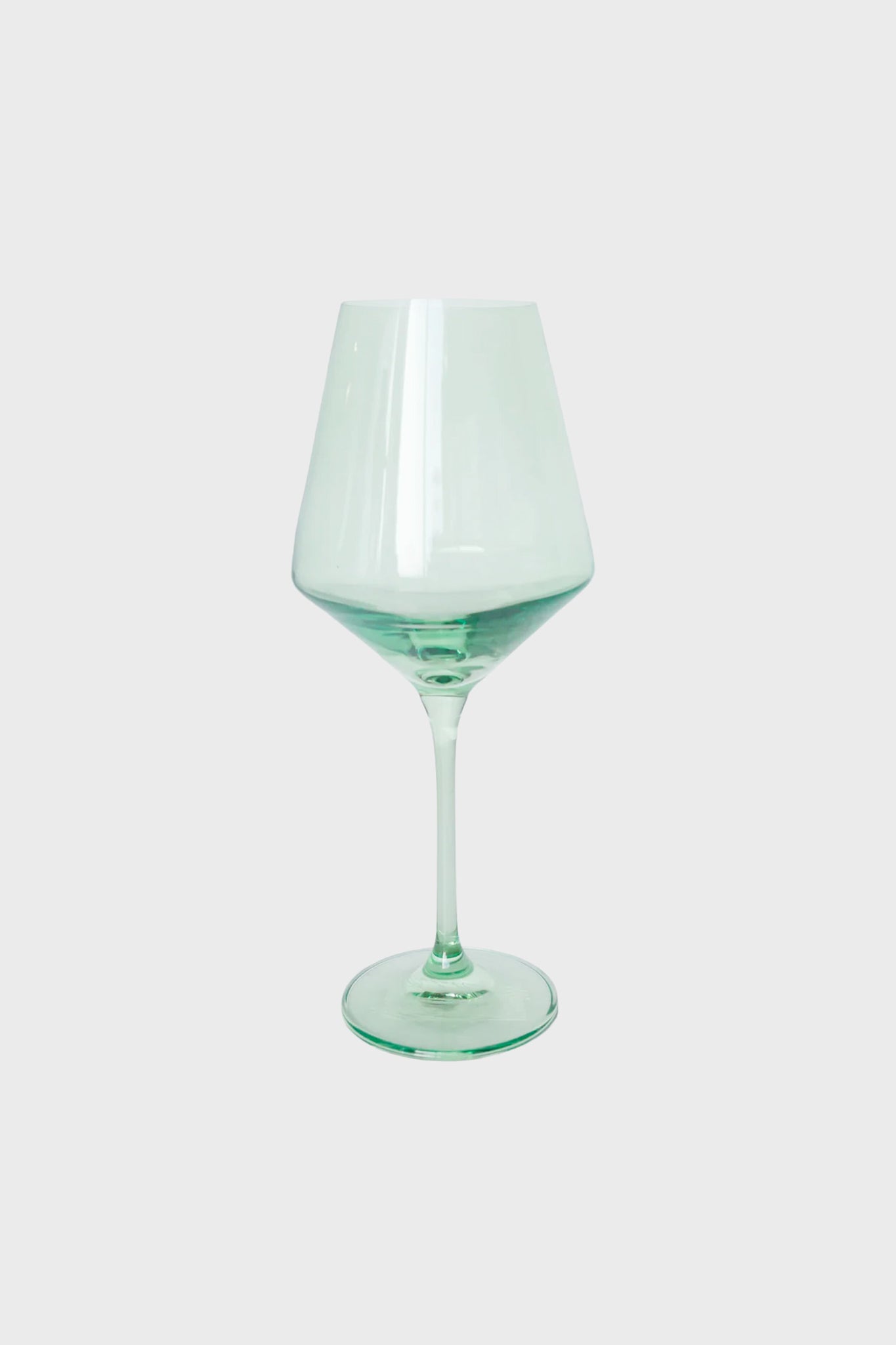Mint Stemmed Glasses Set of 6