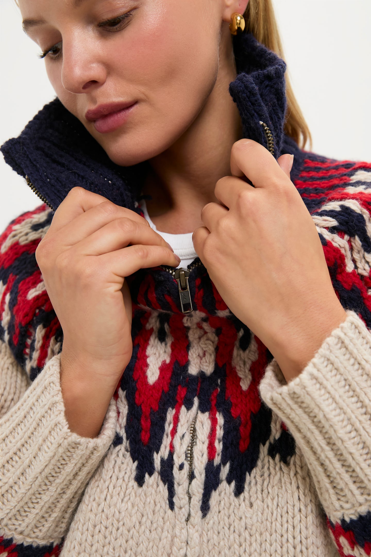 Glacier Fair Isle The Nordic Sweater