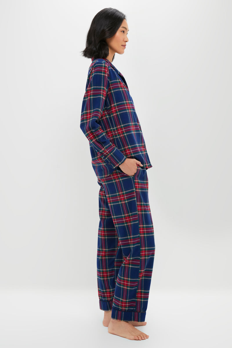 Womens Windsor Tartan Pajama Set