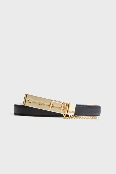 Black and Gold Tara Belt | B-Low the Belt