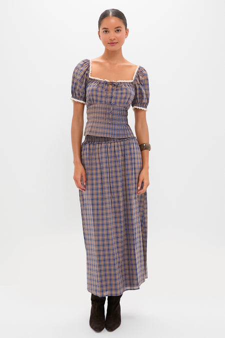 Spencer Plaid Paulina Top