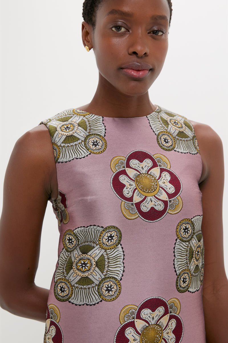 Nucleus Pink Column Dress