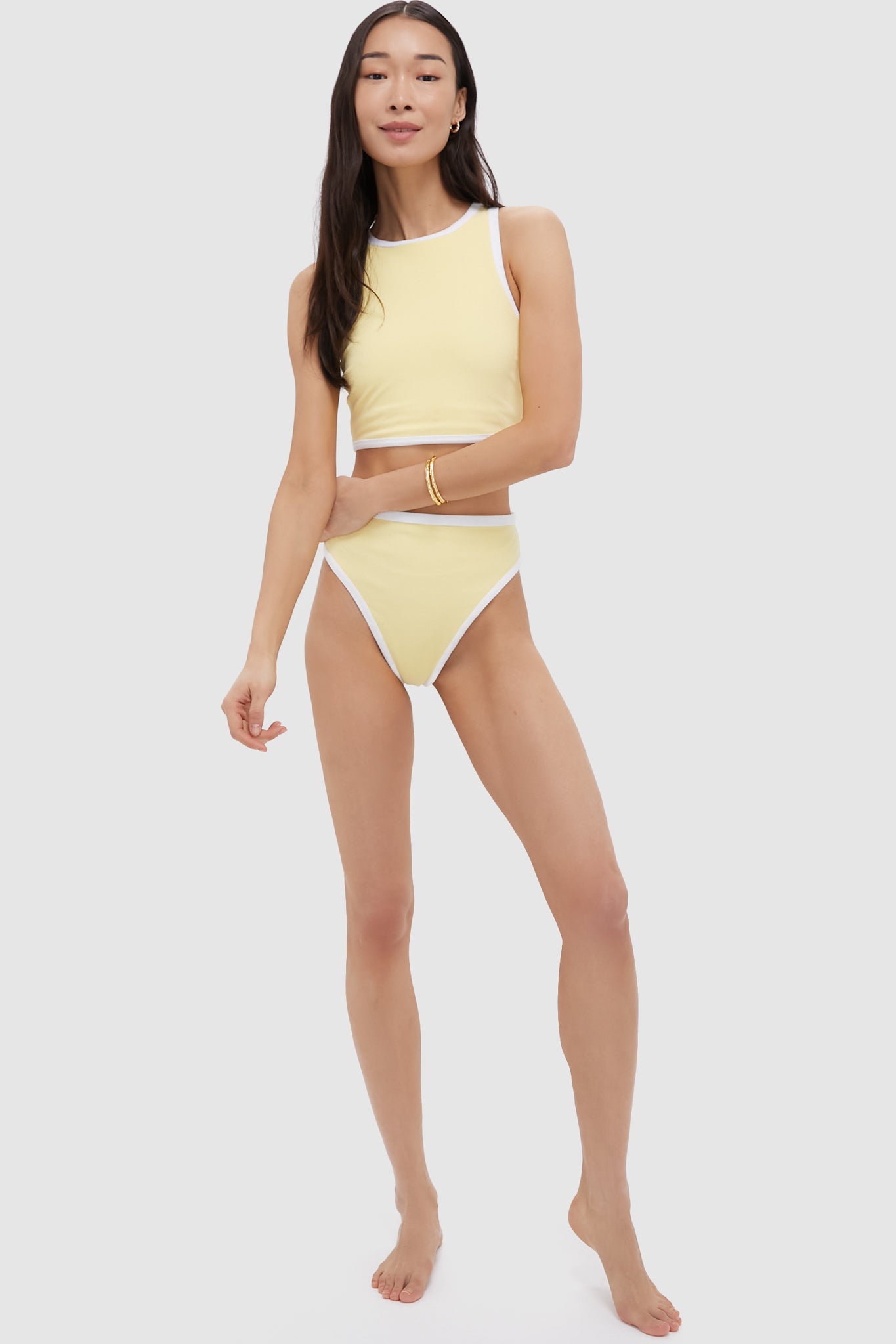 Banana Cream Summer Crop Top