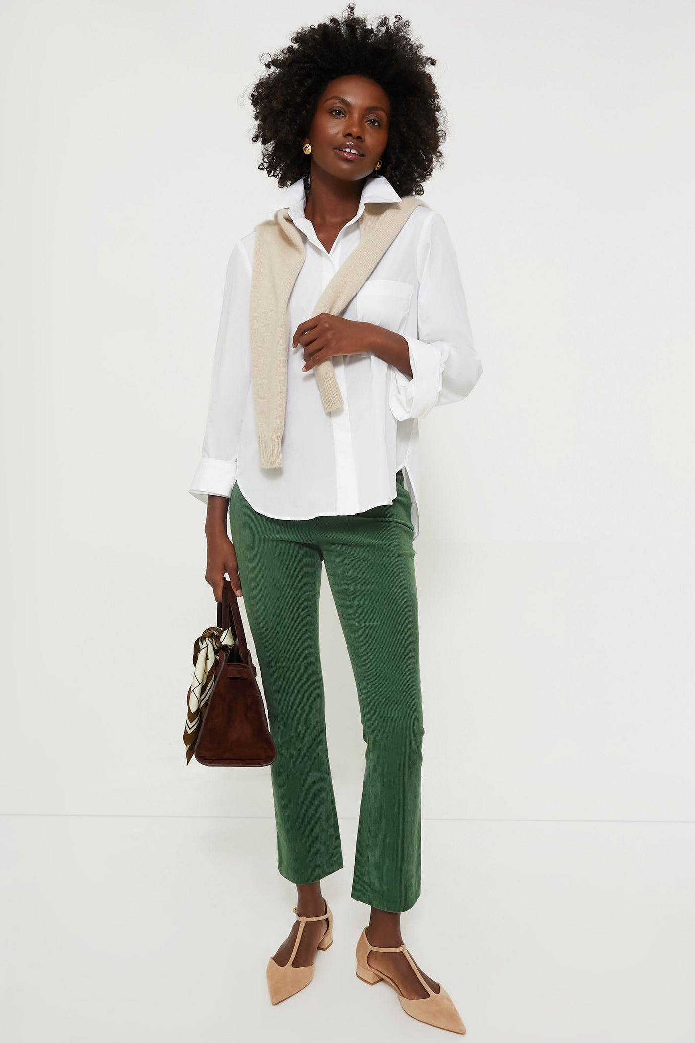 White Boyfriend Shirt
