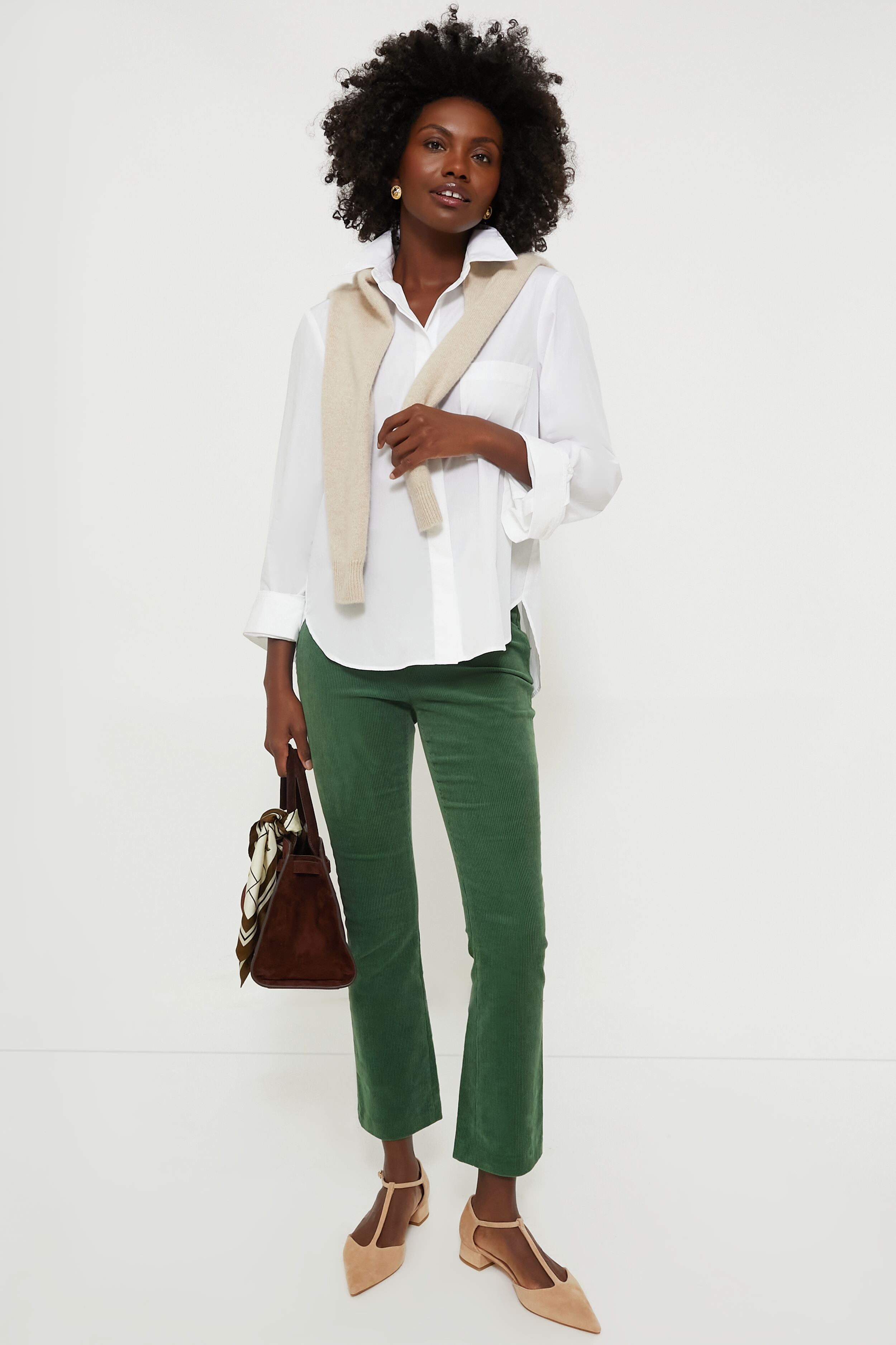 White Boyfriend Shirt