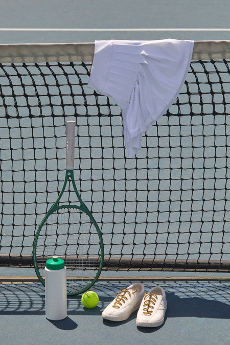 Women's White Nylite Canvas Sneakers