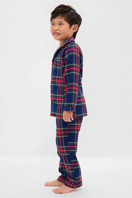 Kids Windsor Tartan Pajama Set