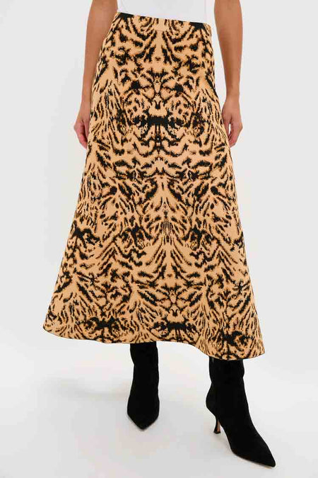 Bengal Lani Jacquard Knit Skirt