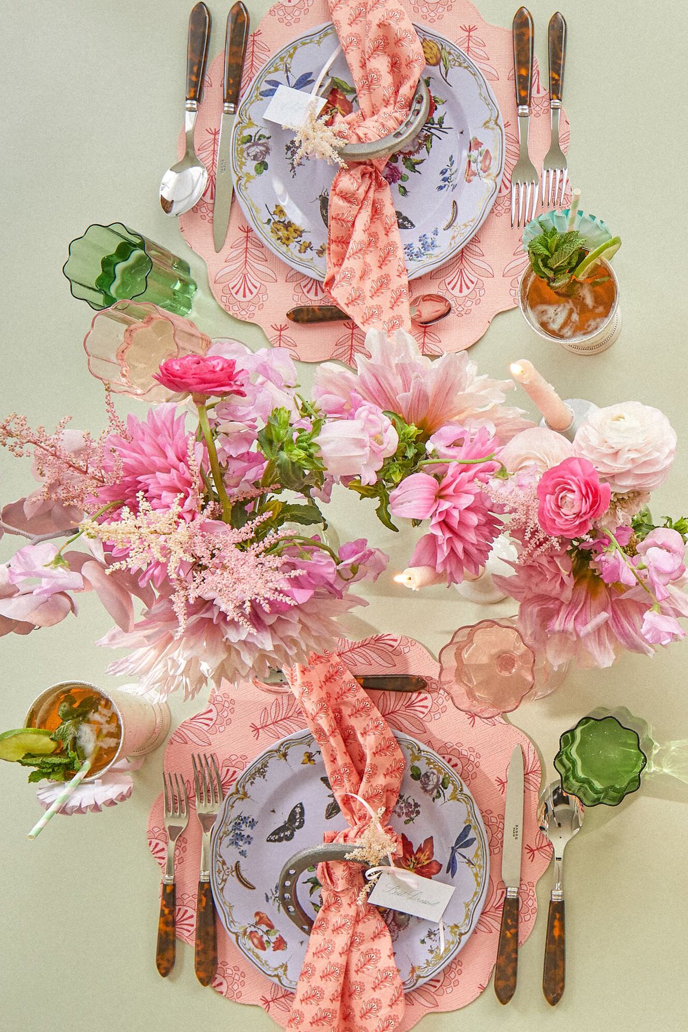 Faux Tortoise 5 Piece Place Setting