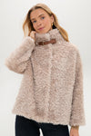 Chantilly Curly Alternative Fur Jacket