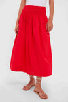 Hot Red The Viola Skirt