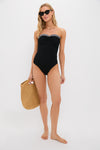 Black Gingham Dolly One Piece