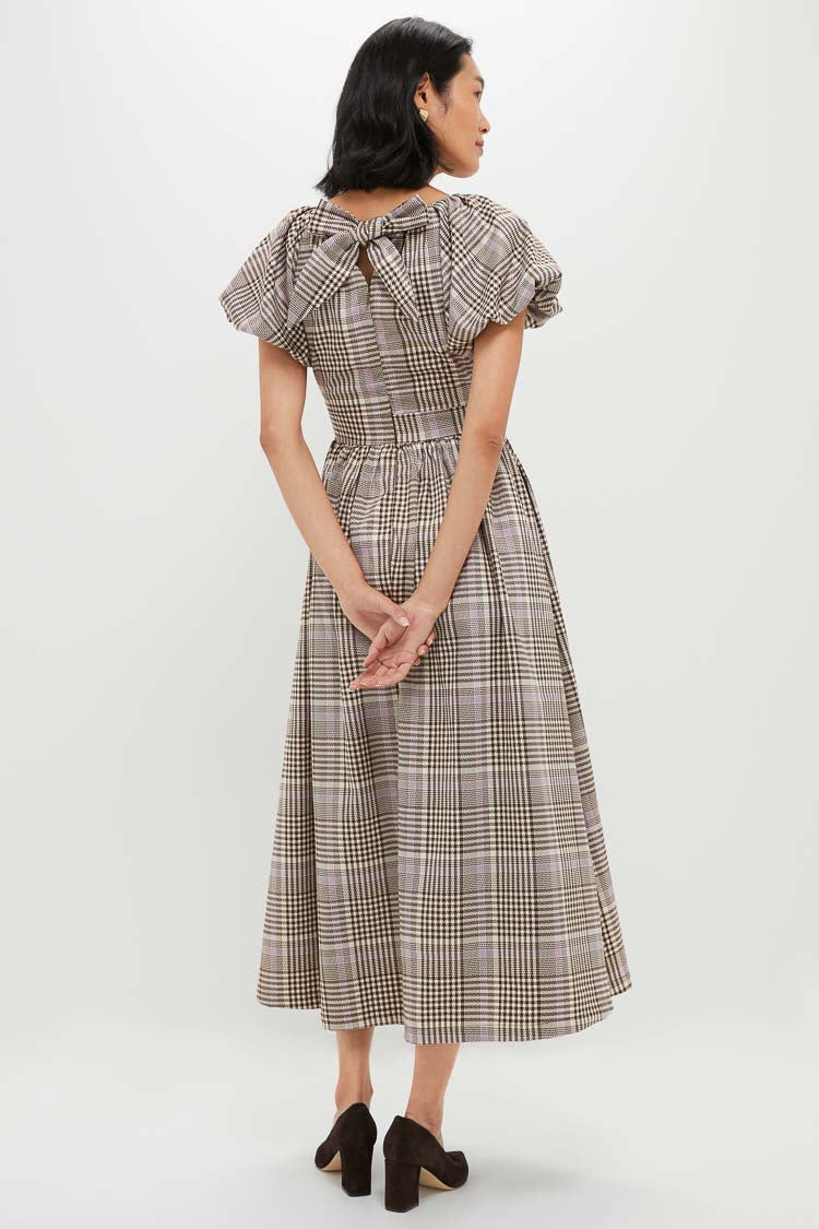 Brown Taupe Lavender Charleigh Maxi Dress