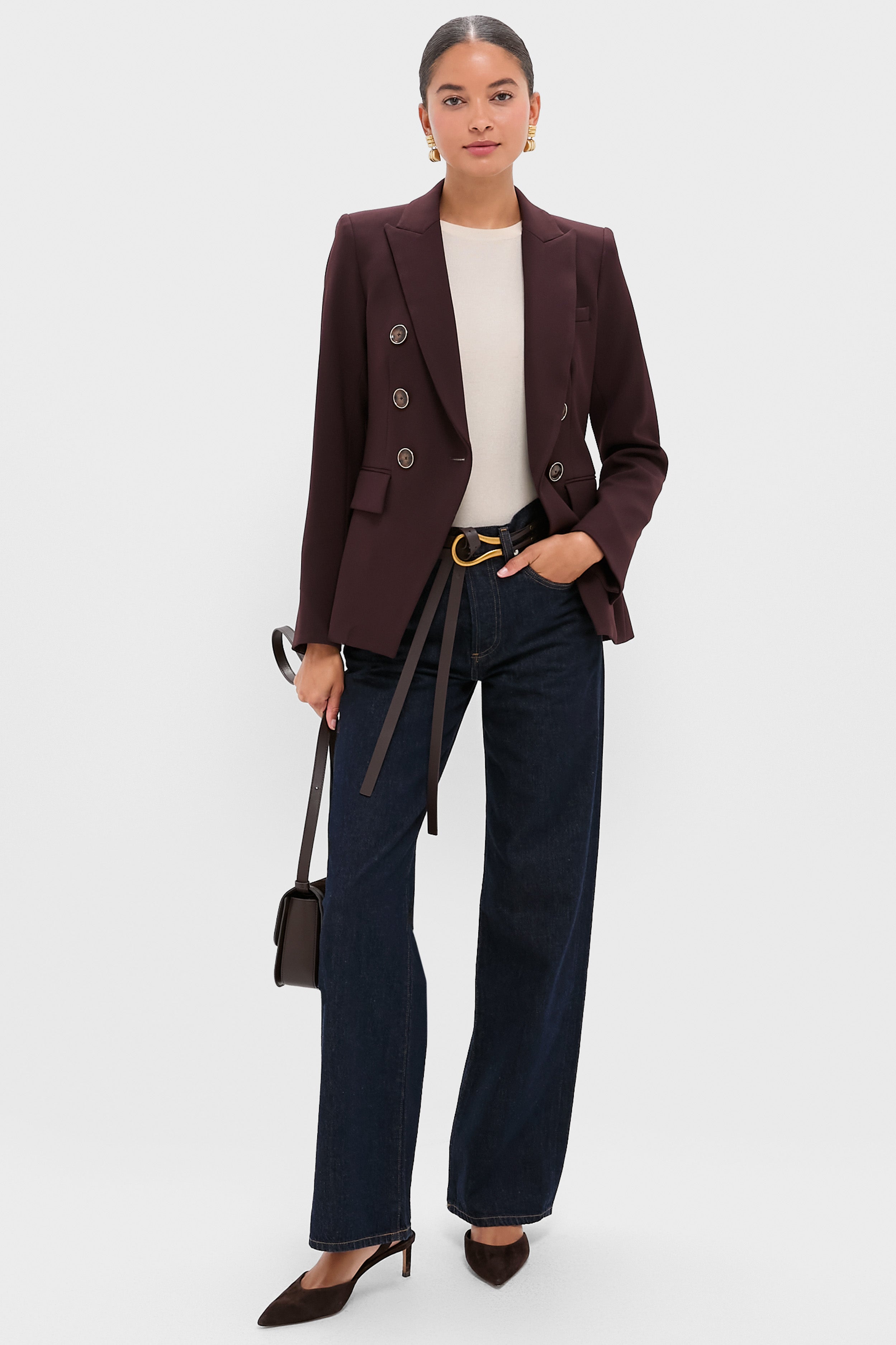 Dark Currant Miller Dickey Jacket | Veronica Beard