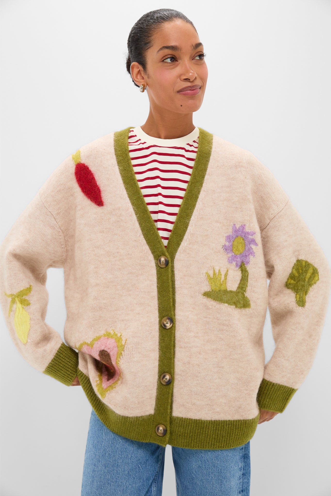 ジャケット・アウター mi maison de Dolce /wavy cardigan Multi Contessa Cardigan | Alemais