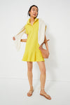 Yellow Pique May Polo Dress