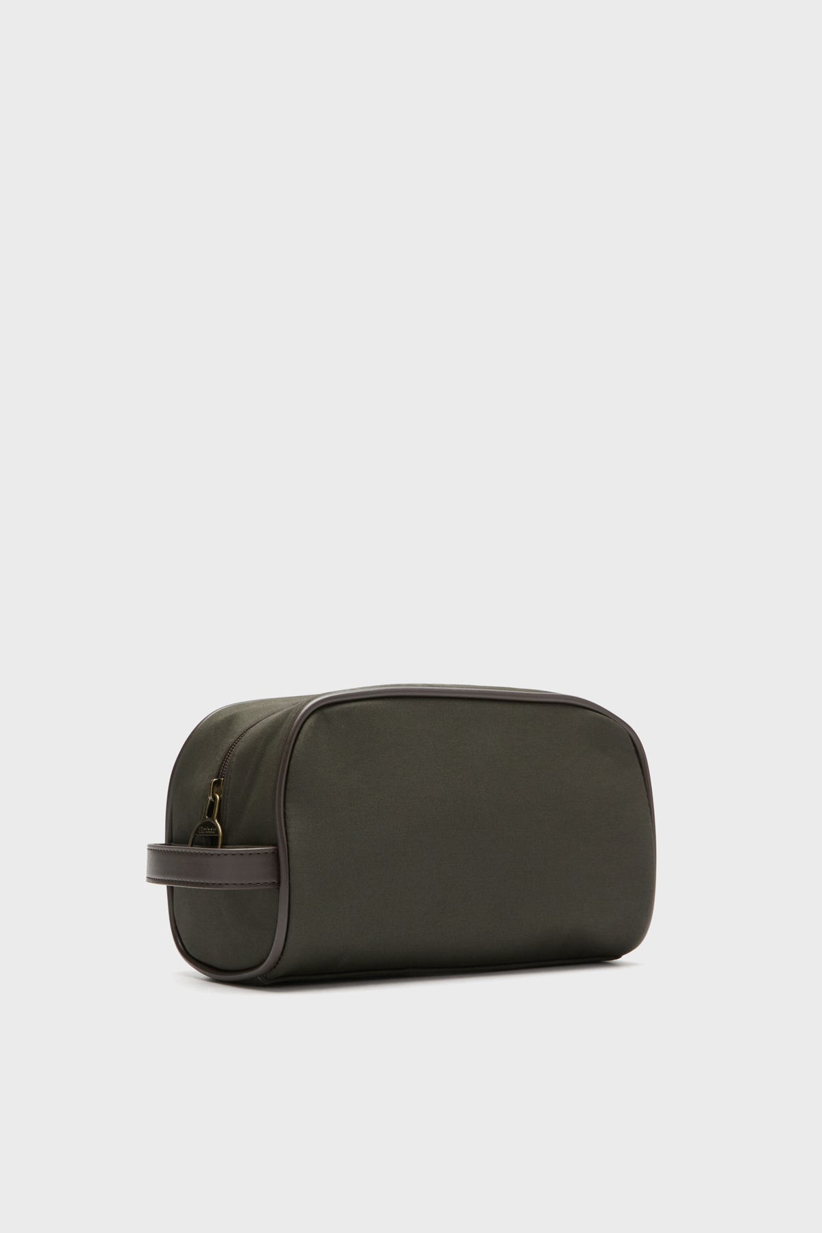 Mens Olive Wax Washbag
