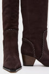 Dark Brown Victoria 60 Saddle Boots
