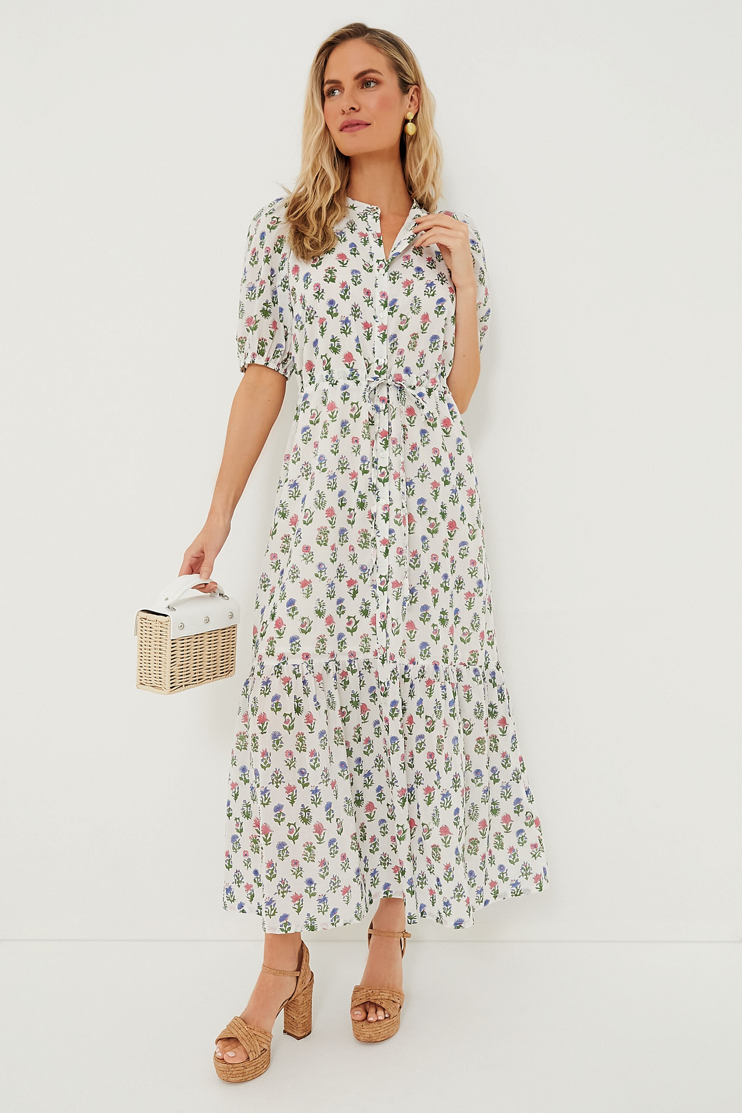 Exclusive Mixed Bouquet Organic Lucy Dress