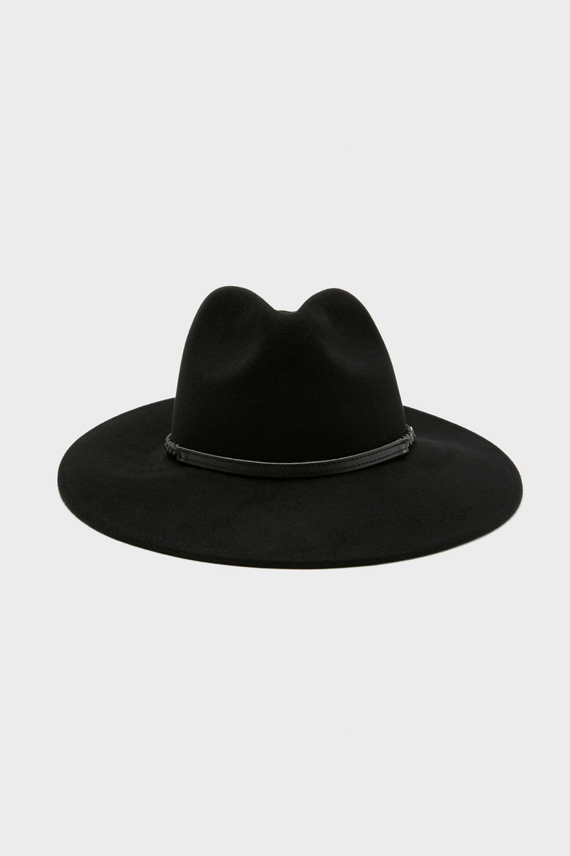 Black Tack Fedora Hat