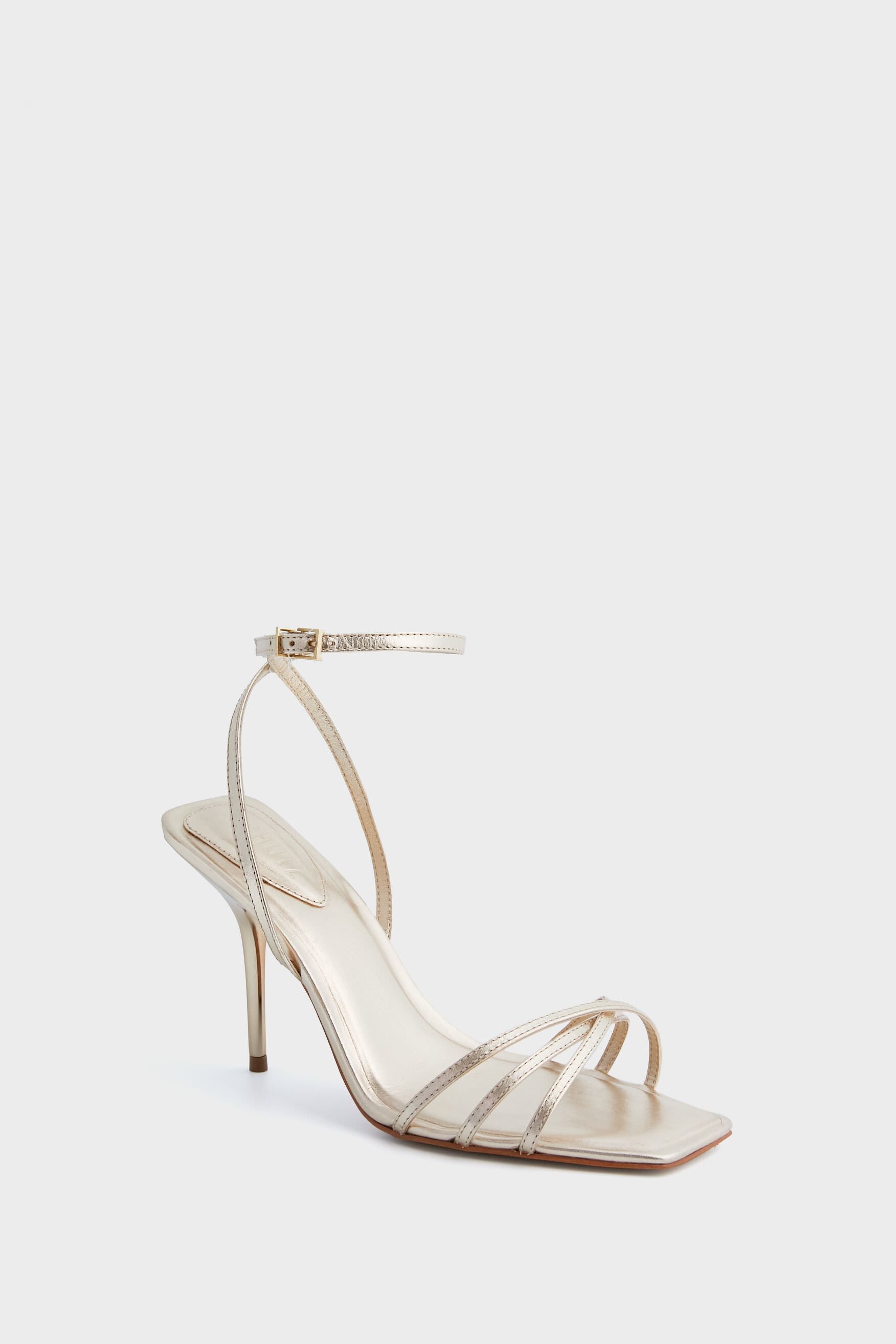 Platina Amelia Square Heels Schutz