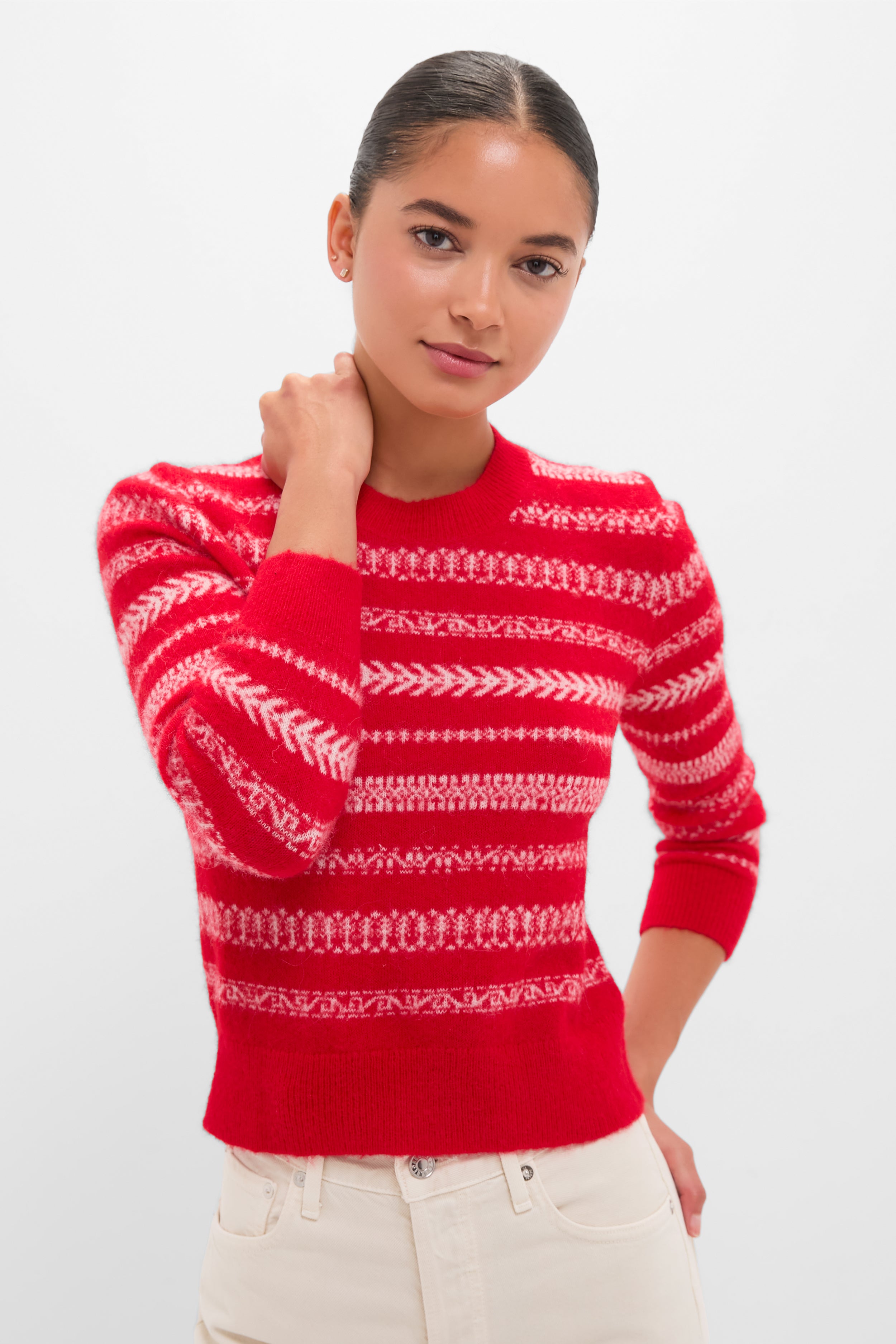 Red Amity Sweater