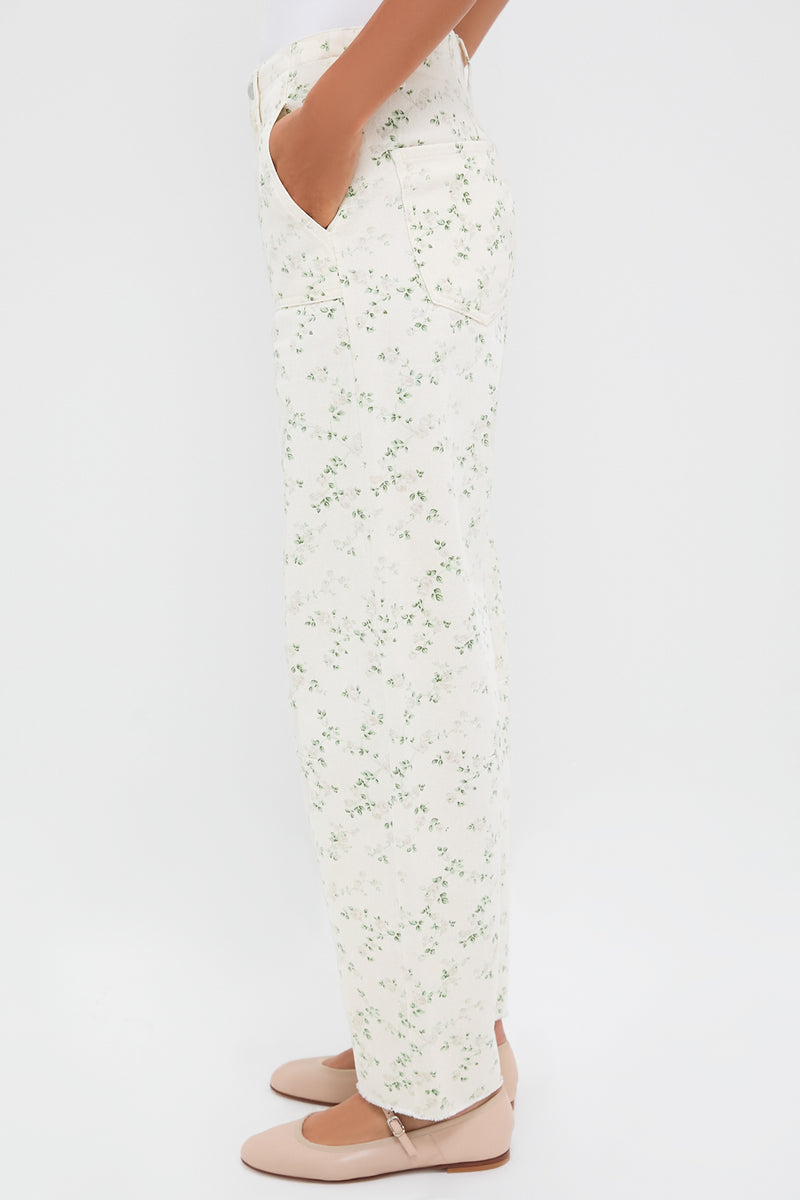 Lemon Floral Utility Soft Barrel