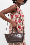 Chocolate and Warm Grey Mini Everyday Tote