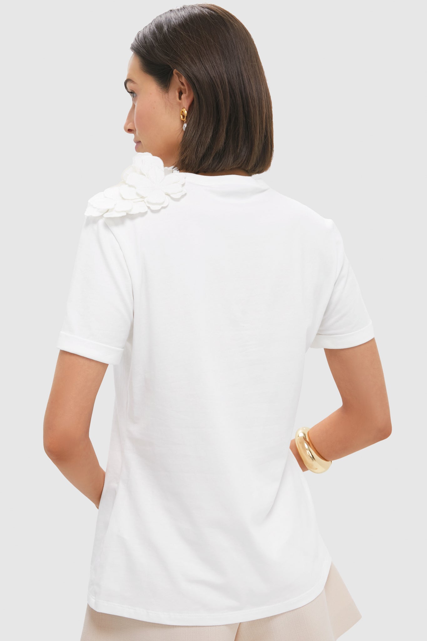Off White Muchas Cantos Embellished T-Shirt
