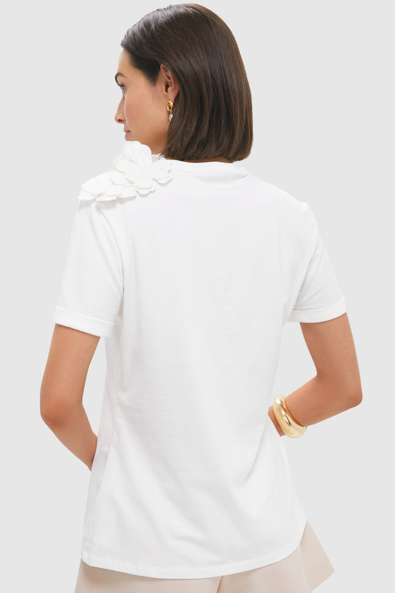 Off White Muchas Cantos Embellished T-Shirt
