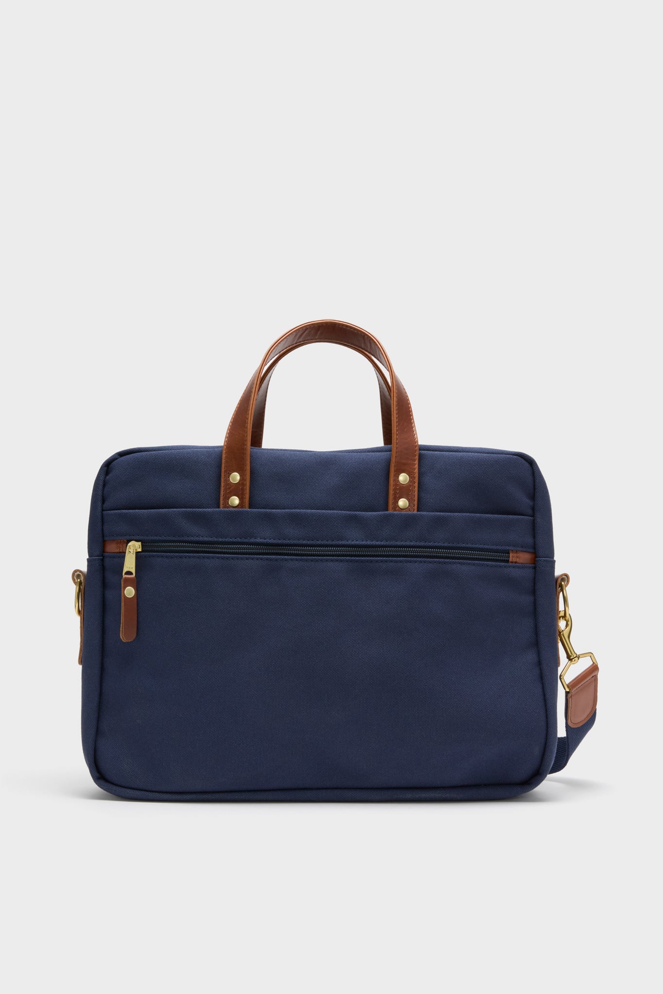 Navy Canvas Laptop Bag